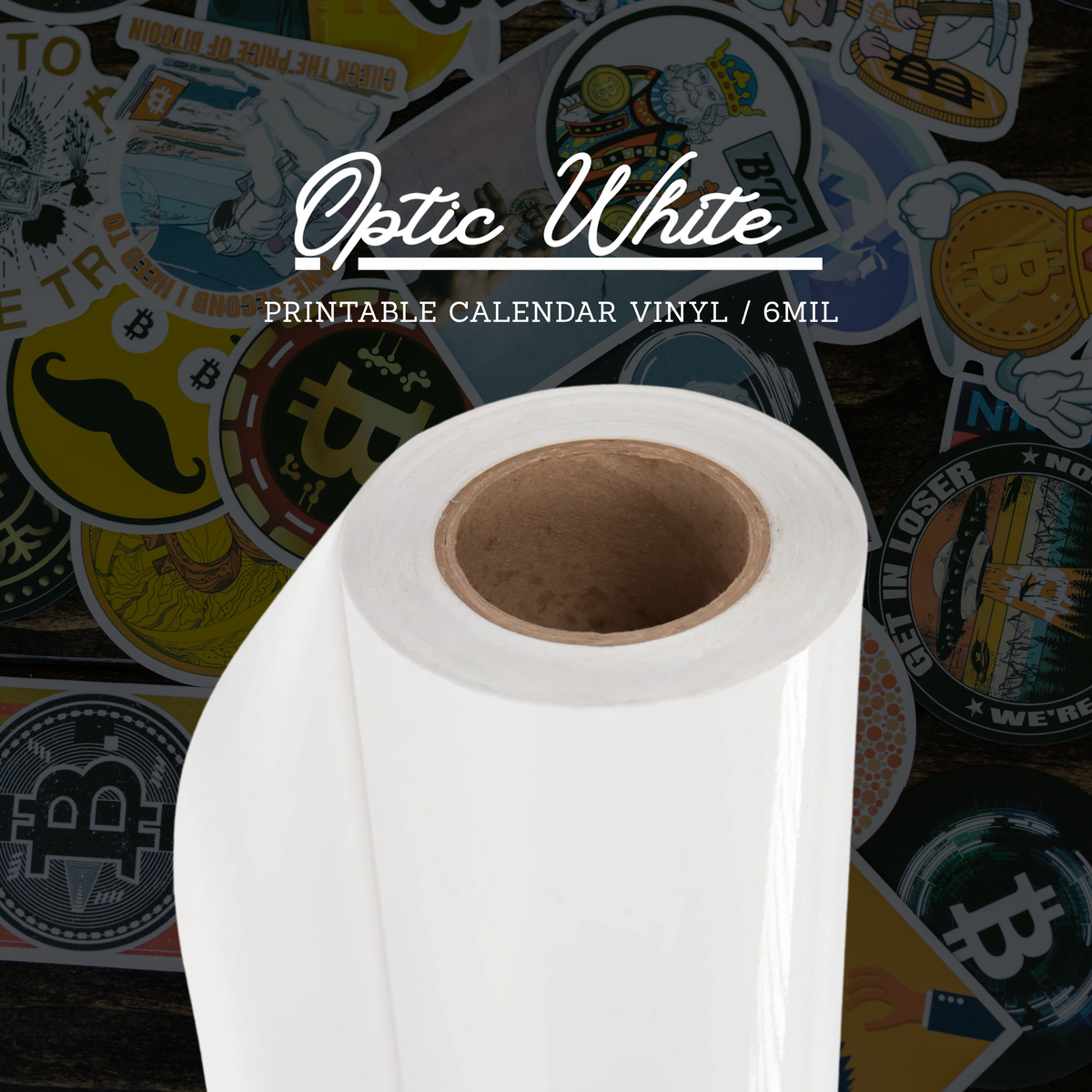 Optic White 6Mil Printable vinyl