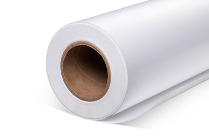 PCS-6.0mil Matte White Calendered Vinyl with Permanent Adhesive Society (#010)