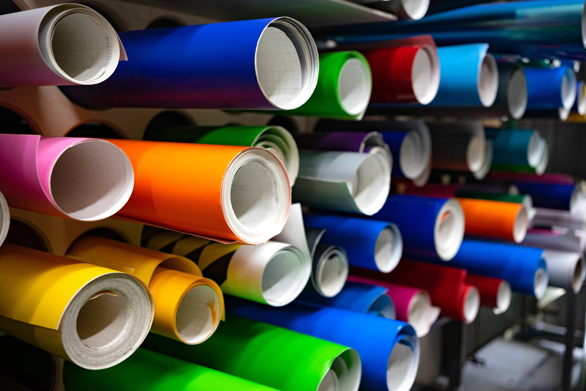 Matte Grey-Back PVC Adhesive Vinyl
