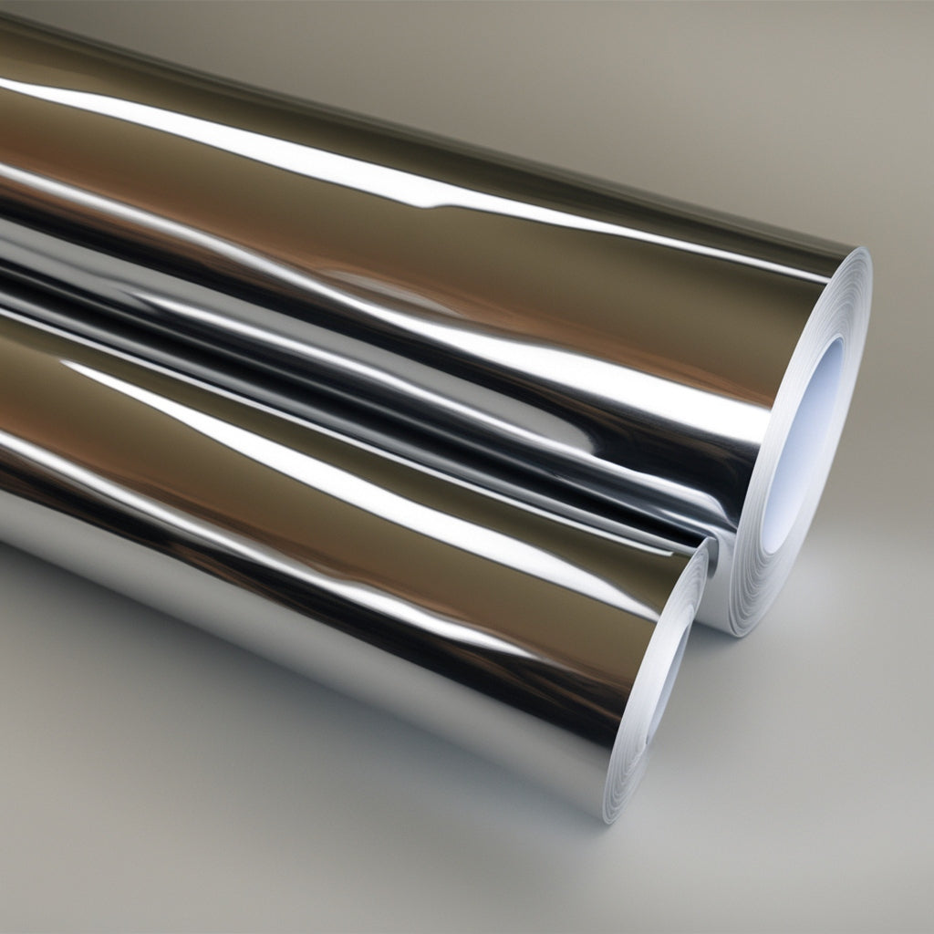 Printable Silver Metallic Chrome Vinyl