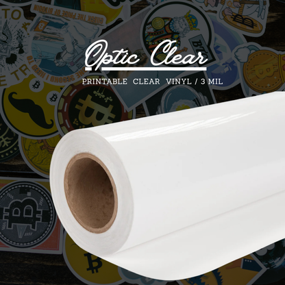 Optic White 3 Mil Printable vinyl Sample